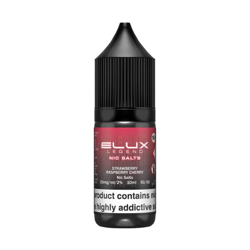 Elux Legend Nic Salt E-liquid Strawberry Raspberry Cherry 