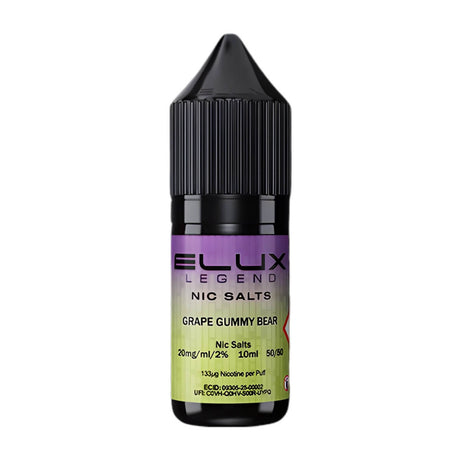Grape Gummy Bear Nic Salt E-liquid By Elux Legend
