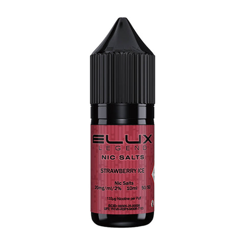 Strawberry Ice Nic Salt E-liquid By Elux Legend