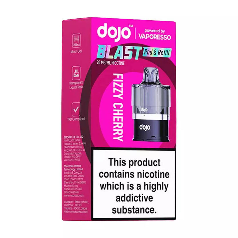 Fizzy Cherry DoJo Blast 6000 Prefilled Pods