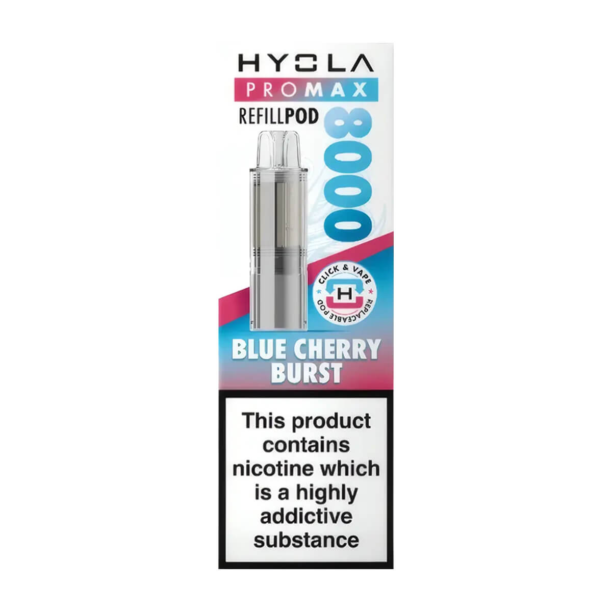 Blue Cherry Burst Hyola Pro Max 8000 Refill Pack