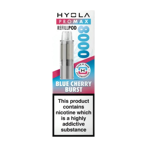 Blue Cherry Burst Hyola Pro Max 8000 Refill Pack