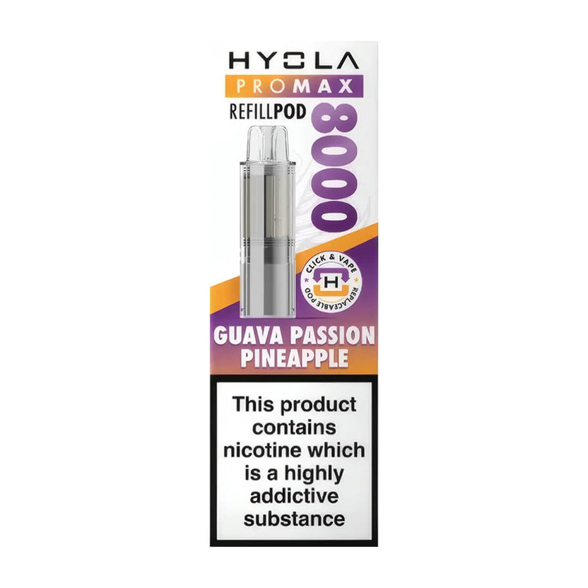 Guava Passion Pineapple Hyola Pro Max 8000 Refill Pack