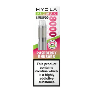 Raspberry Rhubarb Hyola Pro Max 8000 Refill Pack