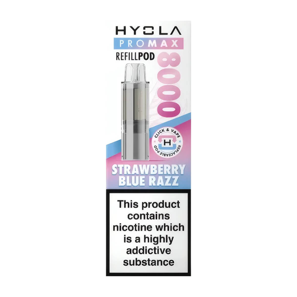 Strawberry Blue Razz Hyola Pro Max 8000 Refill Pack