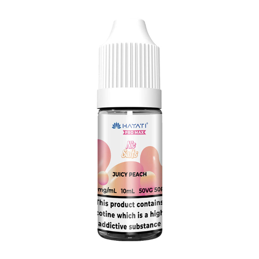 Juicy Peach Nic Salt E-Liquid by Hayati Pro Max