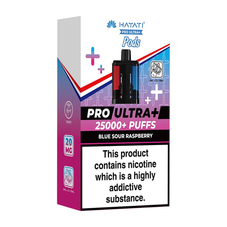 Blueberry Sour Raspberry Pro Ultra Plus 25K Prefilled Pod + Refill by Hayati