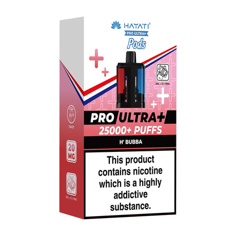 H'Bubba Pro Ultra Plus 25K Prefilled Pod + Refill by Hayati