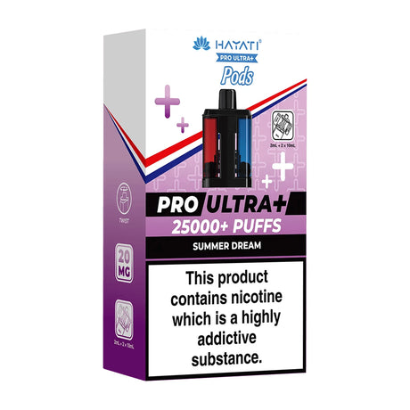 Summer Dream Pro Ultra Plus 25K Prefilled Pod + Refill by Hayati