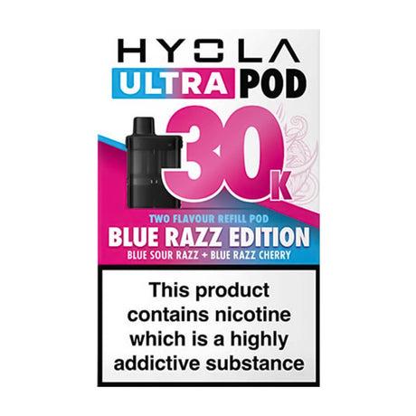 Blue Razz Hyola Ultra 30K Refill Pack
