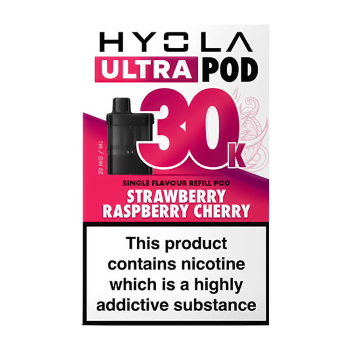 Strawberry Raspberry Cherry Hyola Ultra 30K Refill Pack