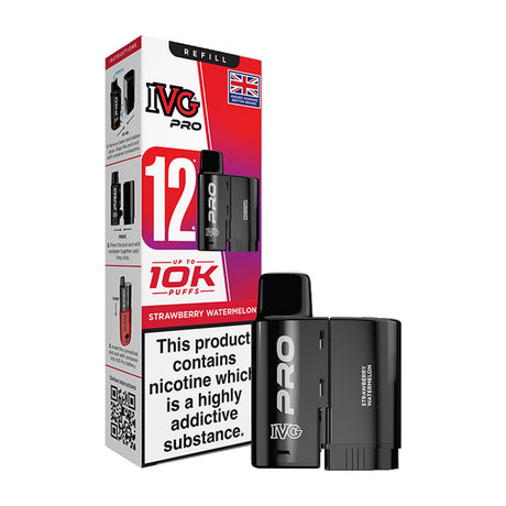 Strawberry Watermelon IVG Pro 12 Refill Pack