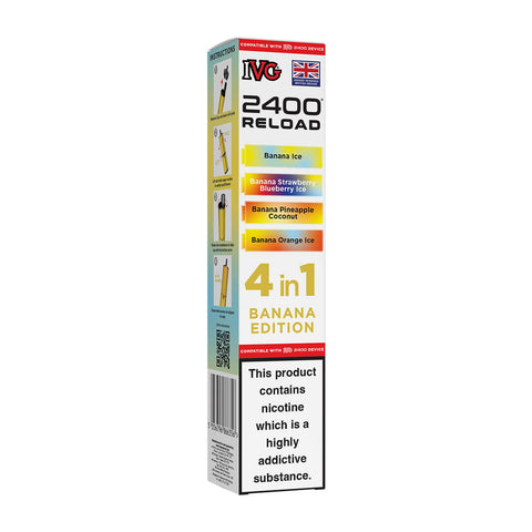 Banana Edition IVG 2400 Reload Prefilled Pods