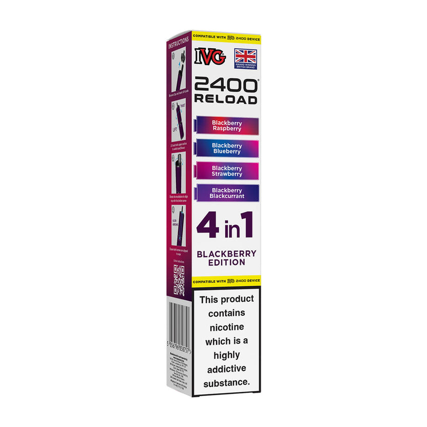 Blackberry Edition IVG 2400 Reload Prefilled Pods