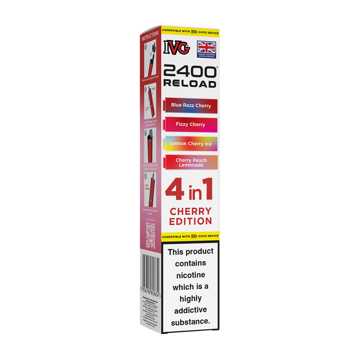 Cherry Edition IVG 2400 Reload Prefilled Pods