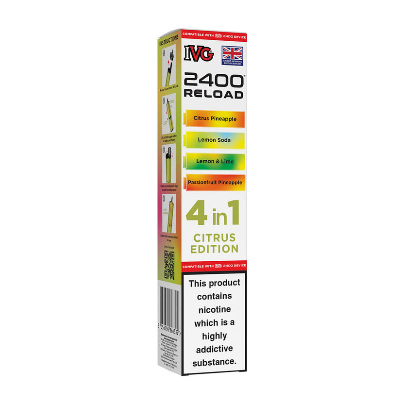 Citrus Edition IVG 2400 Reload Prefilled Pods