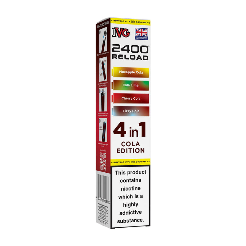 Cola Edition IVG 2400 Reload Prefilled Pods