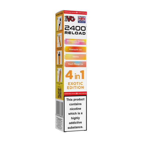 Exotic Edition IVG 2400 Reload Prefilled Pods