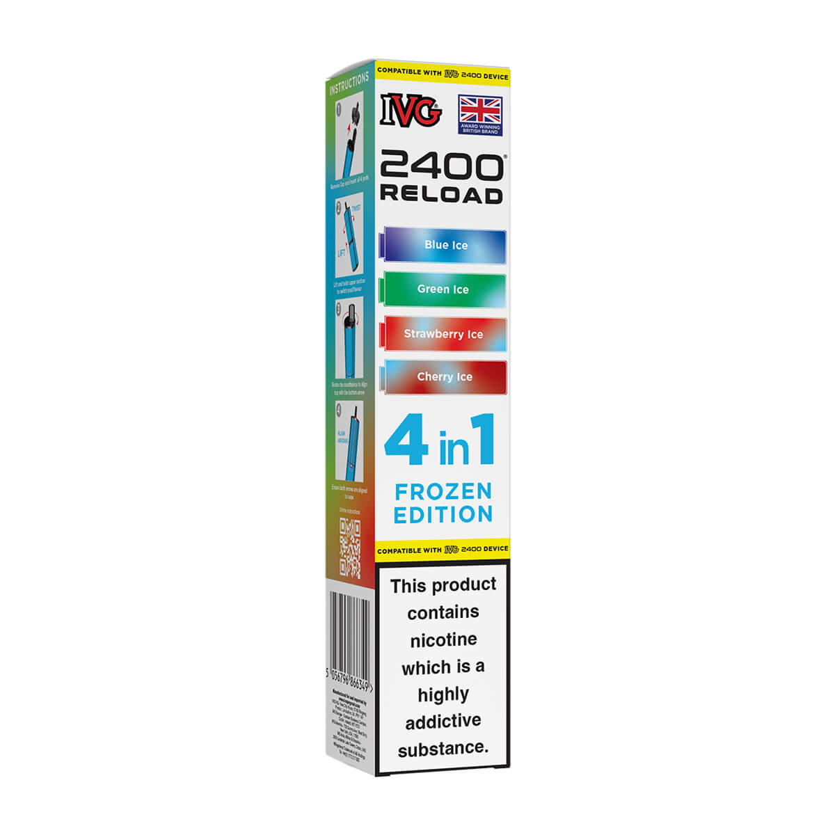 Frozen Edition IVG 2400 Reload Prefilled Pods Vape 360 Uk Frozen Edition IVG 2400 Reload Prefilled Pods Vape 360 Uk