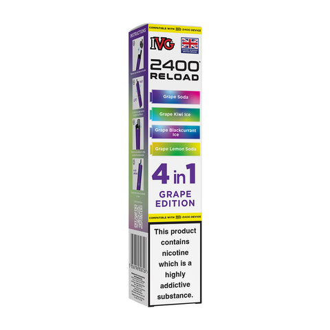 Grape Edition IVG 2400 Reload Prefilled Pods