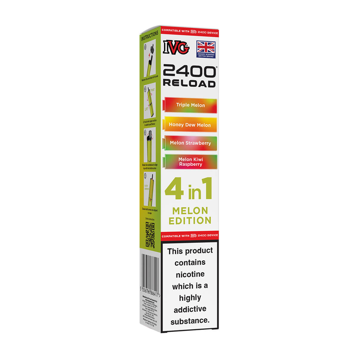 Melon Edition IVG 2400 Reload Prefilled Pods