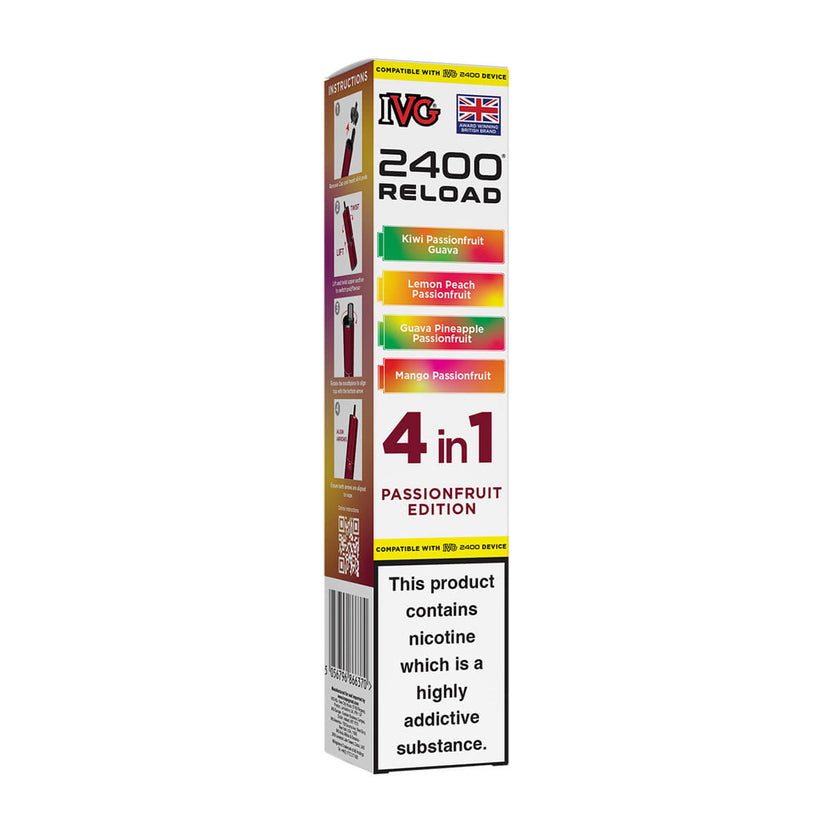 Passionfruit Edition IVG 2400 Reload Prefilled Pods