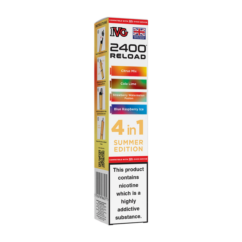 Summer Edition IVG 2400 Reload Prefilled Pods