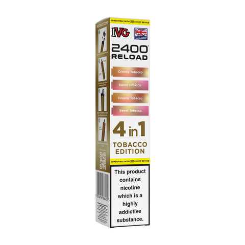 Tobacco Edition IVG 2400 Reload Prefilled Pods