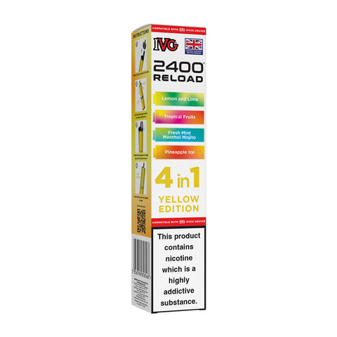 Yellow Edition IVG 2400 Reload Prefilled Pods