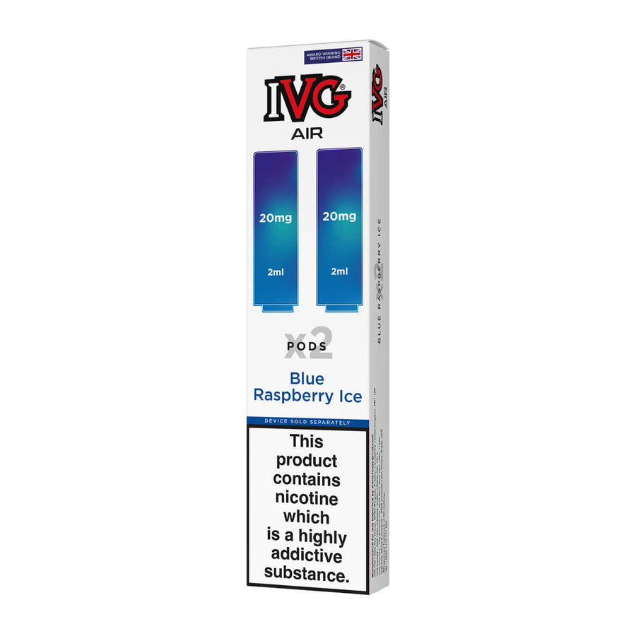 Blue Raspberry Ice IVG Air Prefilled Pods For 4-In-1 Vape Kit – Vape 360 Uk