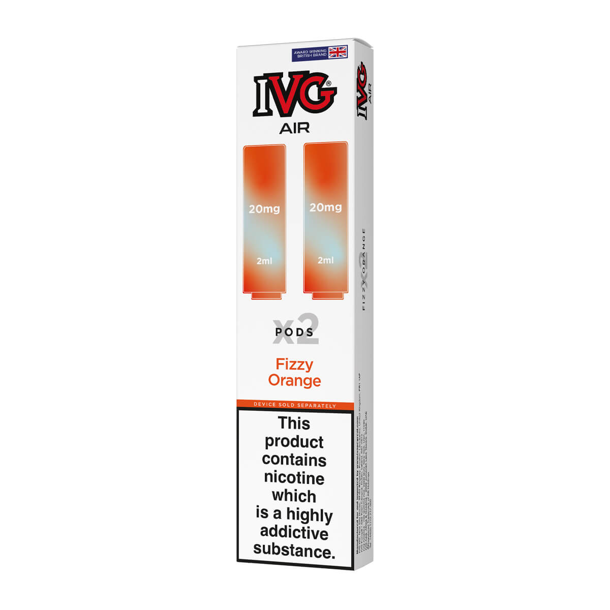 Fizzy Orange IVG Air Prefilled Pods