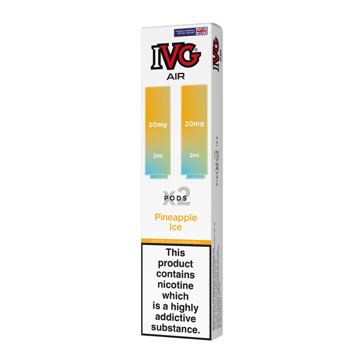 Pineapple Ice IVG Air Prefilled Pods