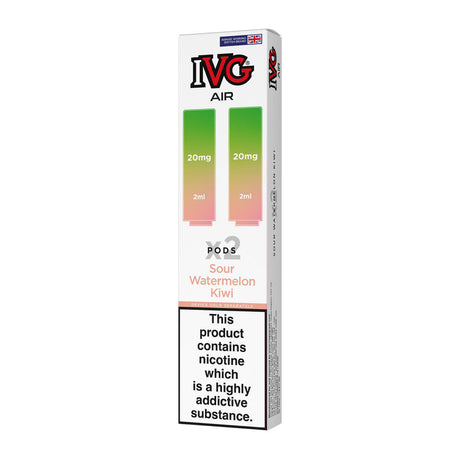 Sour Watermelon Kiwi IVG Air Prefilled Pods