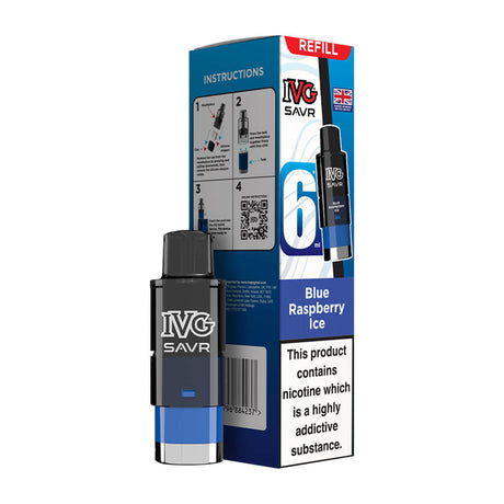 IVG SAVR Prefilled Pod Blue Raspberry Ice