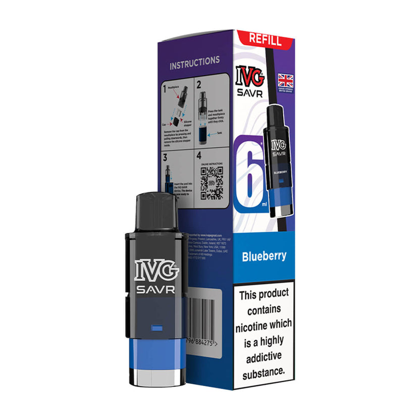 IVG SAVR Prefilled Pod Blueberry