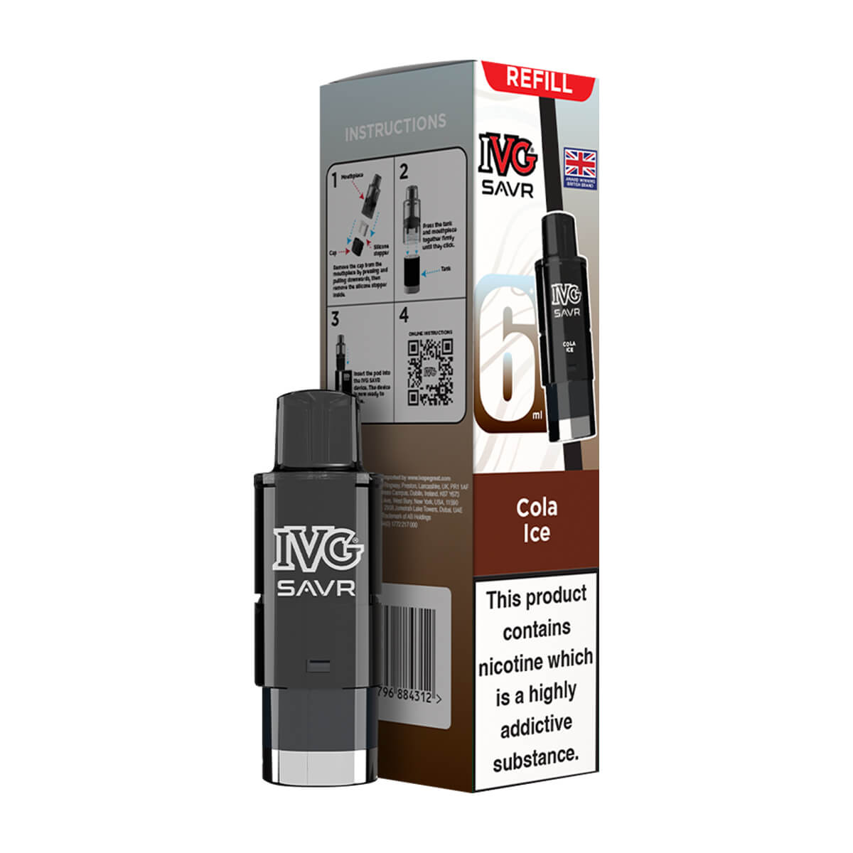 IVG SAVR Prefilled Pod Cola Ice