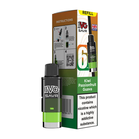 IVG SAVR Prefilled Pod Kiwi Passionfruit Guava