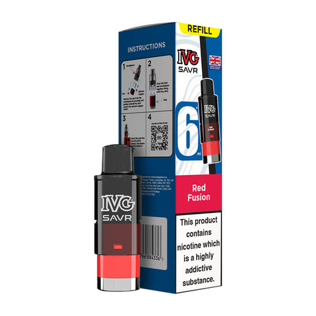 IVG SAVR Prefilled Pod Red Fusion