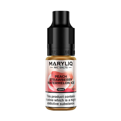 Lost Mary MaryLiq Nic Salt E-Liquid Peach Strawberry Watermelon Ice