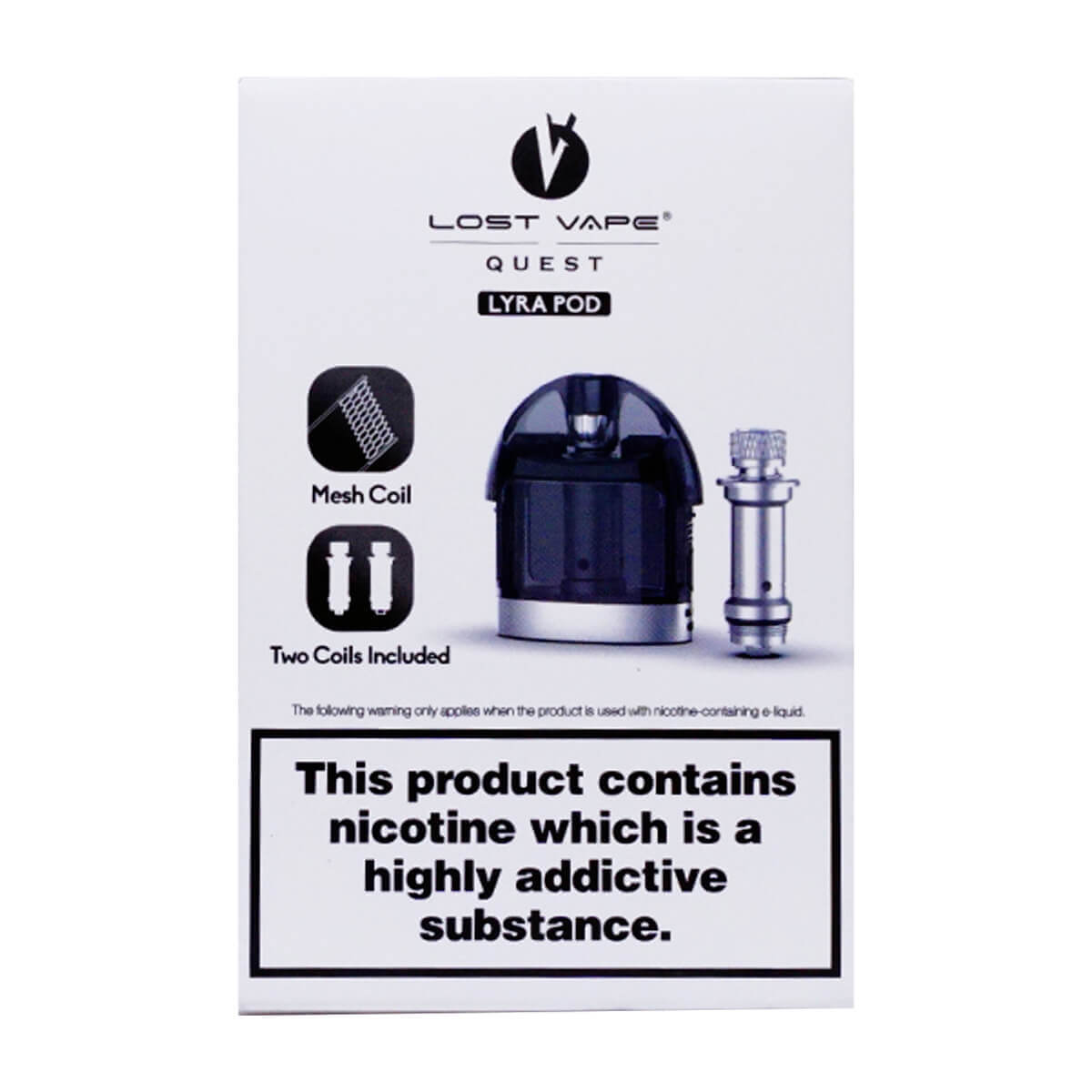 Lost Vape Lyra Replacement Pod | Vape 360 Uk Lost Vape Lyra Replacement Pod | Vape 360 Uk