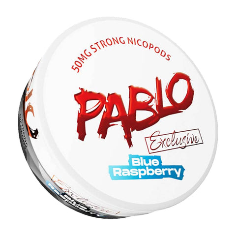 Blue Raspberry Exclusive Nicotine Pouches by Pablo - 30mg