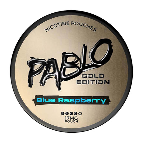 Blue Raspberry Gold Edition Nicotine Pouches by Pablo - 17mg