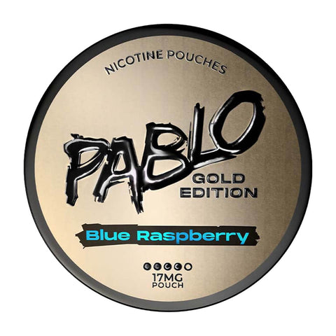 Blue Raspberry Gold Edition Nicotine Pouches by Pablo - 17mg