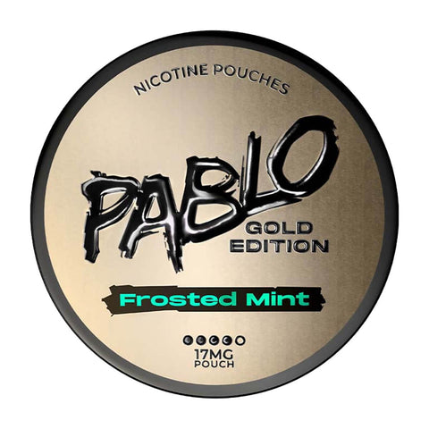 Frosted Mint Gold Edition Nicotine Pouches by Pablo - 17mg