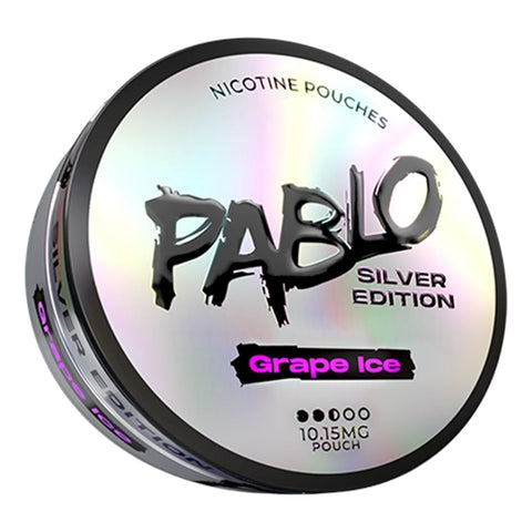 Grape Ice Silver Edition Nicotine Pouches by Pablo - 10.15mg
