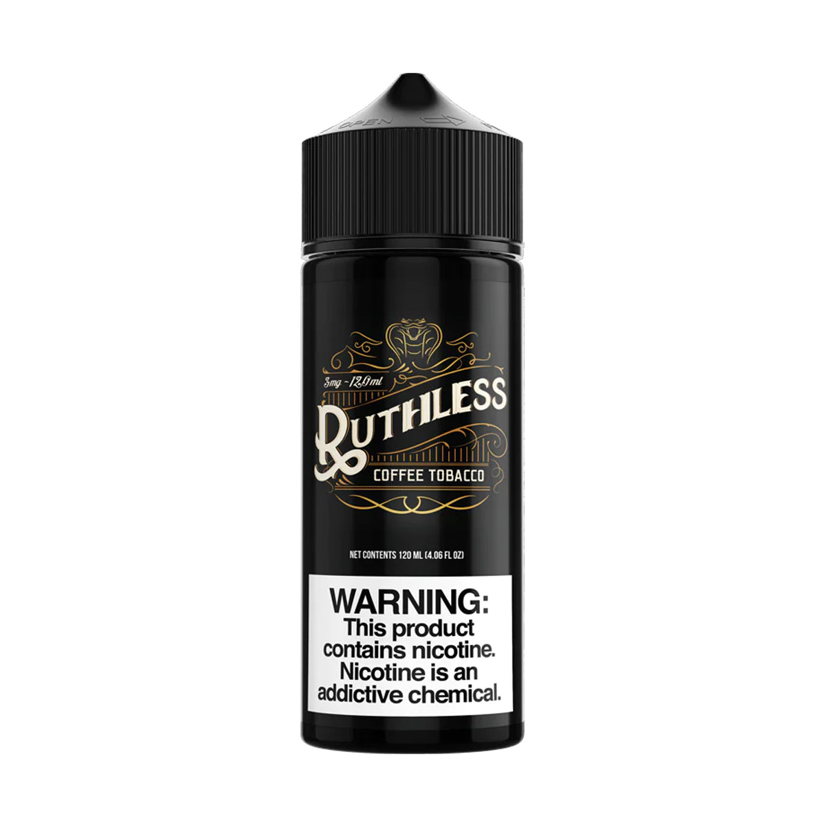 Ruthless 100ml Shortfill E-Liquid Coffee Tobacco