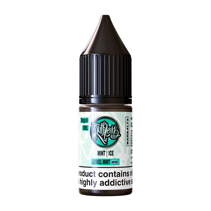Jewel Mint On Ice Nic Salt E-Liquids by Ruthless Bar Saltz