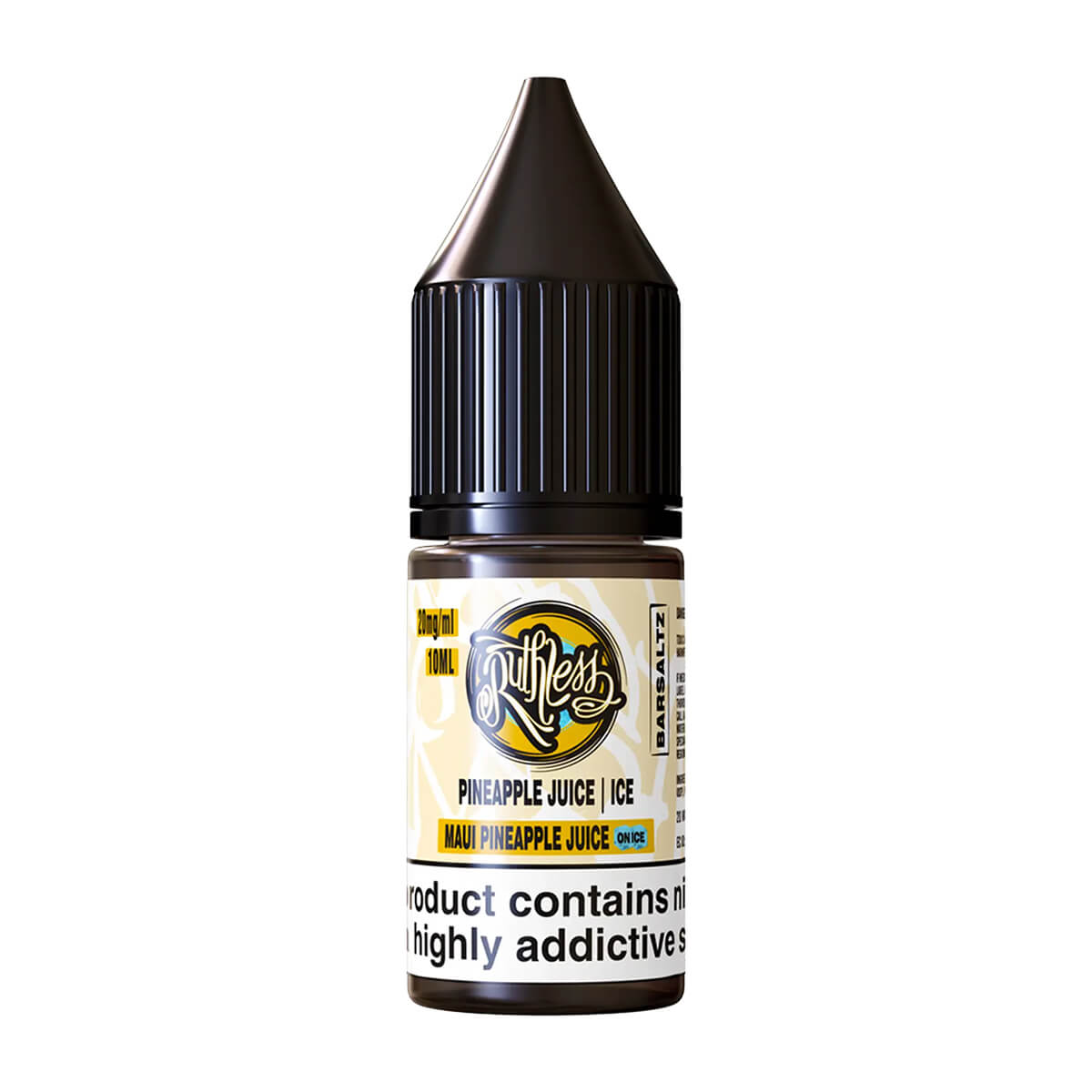 Maui Pineapple Juice On Ice Nic Salt E-Liquids by Ruthless Bar Saltz