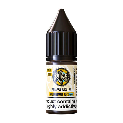 Maui Pineapple Juice On Ice Nic Salt E-Liquids by Ruthless Bar Saltz