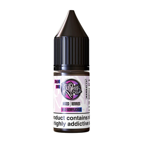Wild Berrylicious On Ice Nic Salt E-Liquids by Ruthless Bar Saltz
